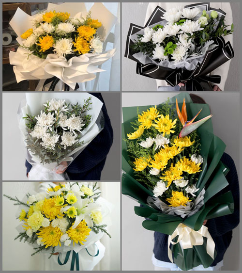 广西钦州浦北区泉水镇白事花束代送